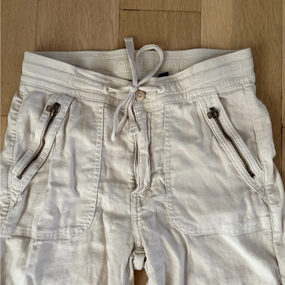 American Eagle Dreamy Drape Cargo Pants - Picture 4 of 6